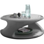 Graue Moderne SalesFever Runde Runde Couchtische 33 cm lackiert aus Kunststoff Breite 50-100cm, Höhe 0-50cm, Tiefe 50-100cm 