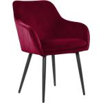 Rote Moderne SalesFever Armlehnstühle aus Metall höhenverstellbar Breite 50-100cm, Höhe 50-100cm, Tiefe 50-100cm 