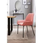 Pinke Moderne SalesFever Esszimmerstühle & Küchenstühle aus Polyester mit Armlehne Breite 50-100cm, Höhe 50-100cm, Tiefe 50-100cm 