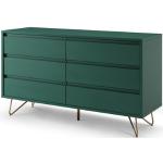 Grüne Skandinavische SalesFever Kleinmöbel aus Metall mit Schublade Breite 100-150cm, Höhe 50-100cm, Tiefe 0-50cm 
