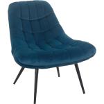 Blaue Gesteppte Skandinavische SalesFever XXL Sessel & Big-Sessel pulverbeschichtet aus Stoff Breite 50-100cm, Höhe 50-100cm, Tiefe 50-100cm 