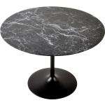 SalesFever Tisch rund Ø 110 cm Schwarz
