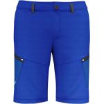 Blaue Salewa Cargo-Shorts aus Hanffaser für Herren Übergrößen für den für den Sommer 