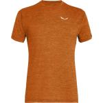 Salewa - Atmungsaktives Wander-T-Shirt - Puez Melange Dry SS Tee M Burnt Orange Melange für Herren - Größe XL