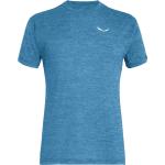 Blaue Melierte Salewa Puez T-Shirts für Herren Größe S für den für den Sommer 