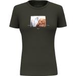 Reduzierte Olivgrüne Salewa Pure T-Shirts für Damen Größe M 
