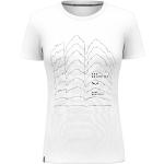 Reduzierte Weiße Salewa Pure T-Shirts mit Skyline-Motiv für Damen Größe L 