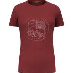Reduzierte Rote Salewa T-Shirts aus Jersey für Damen Größe XL 