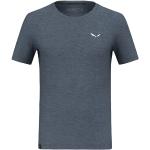 Reduzierte Blaue Langärmelige Salewa T-Shirts aus Polyamid für Herren Größe XL 