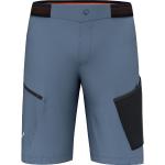 Blaue Salewa Pedroc Cargo-Shorts mit Reißverschluss aus Polyamid für Herren Größe XXL 