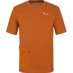 Reduzierte Orange Salewa Puez T-Shirts für Herren Größe S 