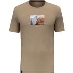 Reduzierte Beige Salewa Pure T-Shirts für Herren Größe L 