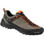Graue Salewa Wildfire Outdoor Schuhe in Schmalweite aus Veloursleder für Herren Größe 41 