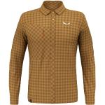 Reduzierte Braune Salewa Puez Outdoor-Hemden aus Polyamid für Herren Größe L 