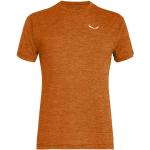 Reduzierte Braune Melierte Langärmelige Salewa Puez T-Shirts aus Polyester für Herren Größe 5 XL 