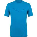 Blaue Salewa Pure T-Shirts aus Jersey für Herren Übergrößen 
