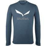 Reduzierte Langärmelige Salewa T-Shirts aus Jersey für Herren Größe L 
