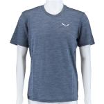 Blaue Salewa Bio T-Shirts aus Polyamid für Herren Größe XXL für den für den Sommer 