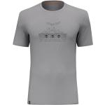 Graue Salewa Pure T-Shirts für Herren Größe XL für den für den Sommer 