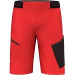 Rote Salewa Pedroc Bio Cargo-Shorts mit Reißverschluss aus Polyamid für Herren Größe XXL 