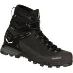 Salewa - Bergsteigerschuhe - Ortles Ascent Mid Gtx M Black/Black für Herren aus Leder - Größe 7,5 UK - schwarz