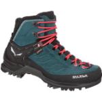 Blaue Salewa Mountain Trainer Gore Tex Outdoor Schuhe für Damen Größe 43 
