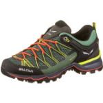 Grüne Salewa MTN Trainer Gore Tex Outdoor Schuhe für Damen Größe 40,5 