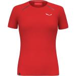 Reduzierte Rote Salewa Pedroc T-Shirts aus Polyester für Damen Größe XL 