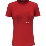 Reduzierte Rote Langärmelige Salewa Pure T-Shirts für Damen Größe S 