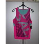 Salming Damen Run Race Singlet Top Shirt coolfeel Pink Türkis Gr XL Neu