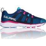 Blaue Salming Enroute Natural Running Schuhe aus Mesh für Damen Größe 38 