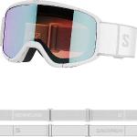 Salomon Aksium 20 S Photochrome Unisex-Brille Ski Snowboarden, Tolle Passform und Komfort, Haltbarkeit und Automatisch Optimierte Sicht, Weiß, Einheitsgröße