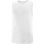Weiße Salomon T-Shirts für Herren Größe L für den für den Sommer 