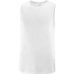 Weiße Salomon T-Shirts für Herren Größe M für den für den Sommer 
