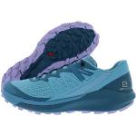 Reduzierte Blaue Salomon Sense Ride Trailrunning Schuhe für Damen Größe 40 