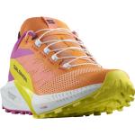 Orange Salomon Sense Ride Trailrunning Schuhe aus Textil wasserfest für Damen 
