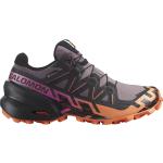 Graue Salomon Speedcross 3 GTX Gore Tex Trailrunning Schuhe atmungsaktiv für Damen Größe 41,5 