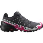 Schwarze Salomon Speedcross Trailrunning Schuhe für Damen Größe 40 