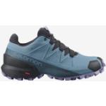 Blaue Salomon Speedcross 5 Gore Tex Trailrunning Schuhe für Damen Größe 41,5 