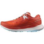 Rote Salomon Ultra Glide Trailrunning Schuhe aus Mesh wasserdicht für Damen Größe 38 
