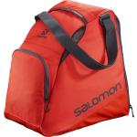 Rote Salomon Extend Skischuhtaschen mit Kirschenmotiv 