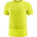 Gelbe Sportliche Salomon T-Shirts für Herren Größe S 