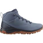 Blaue Outdoor Schuhe aus Kunstfell leicht für Herren für den für den Winter 