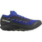 Reduzierte Blaue Salomon Trail Pro Trailrunning Schuhe für Herren Größe 44,5 