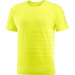 Gelbe Salomon Sense T-Shirts für Herren Größe L 