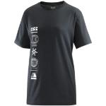 Schwarze Kurzärmelige Salomon T-Shirts für Damen Größe S 
