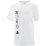 Weiße Kurzärmelige Salomon T-Shirts für Damen Größe M 