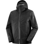 Salomon Men's Outline GORE-TEX 2.5 Layer Jacket DEEP BLACK/ DEEP BLACK/ M