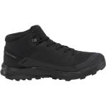 Schwarze Salomon Outrise Gore Tex Outdoor Schuhe Größe 40,5 mit Absatzhöhe über 9cm 