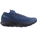 Blaue Salomon Trail Pro Herrenlaufschuhe mit Schnürsenkel aus Textil Leicht Größe 42,5 
